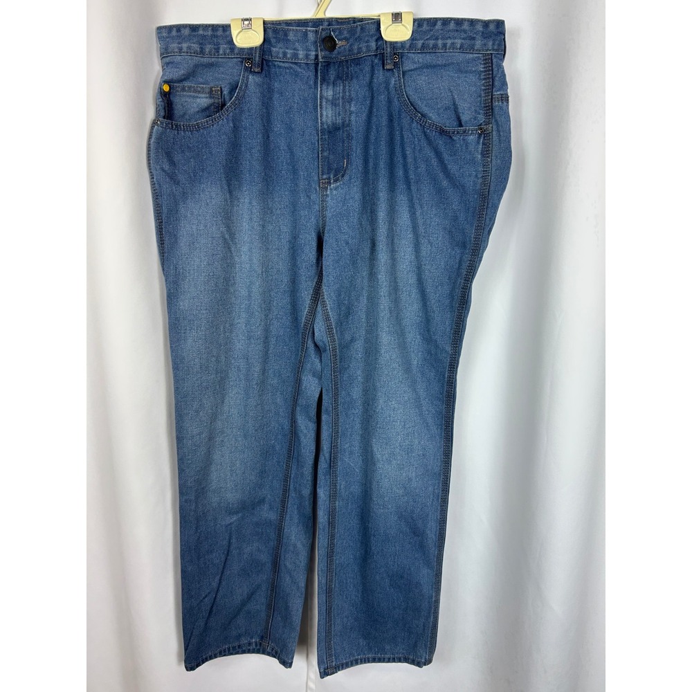 Caterpillar CAT Blue Workwear Straight Leg Denim Jeans 38x30 Gorpcore Utility